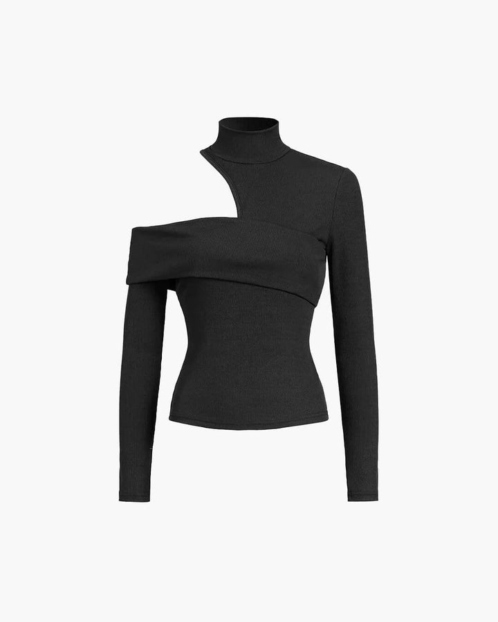 Chery Cut-Out Shoulder Knitted Top