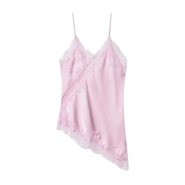 Juris Asymmetric Satin Cami Top