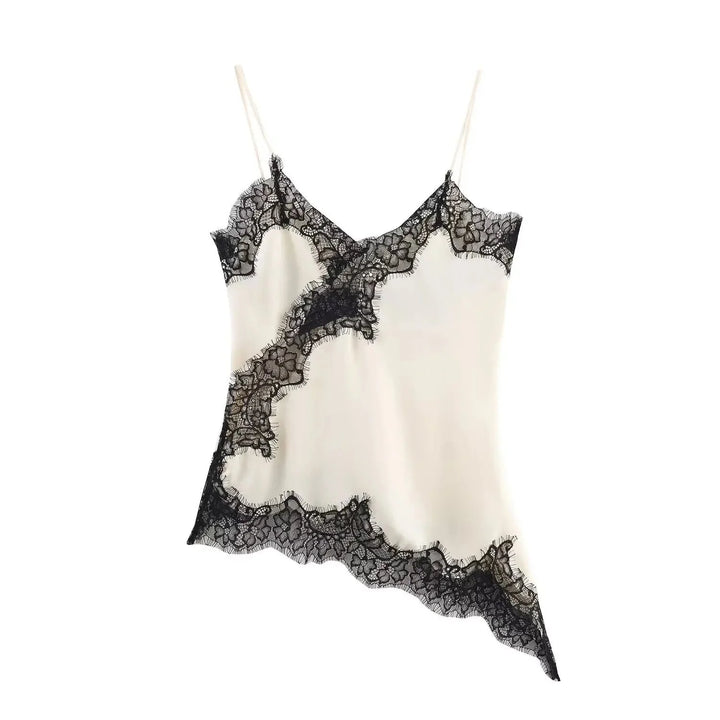 Juris Asymmetric Satin Cami Top