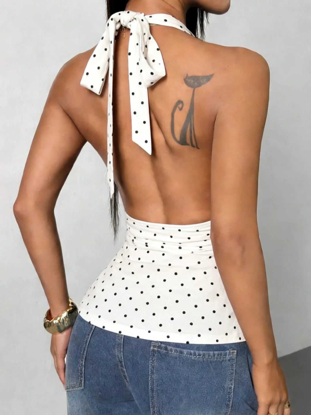 Blake Polka Dot Halter Top