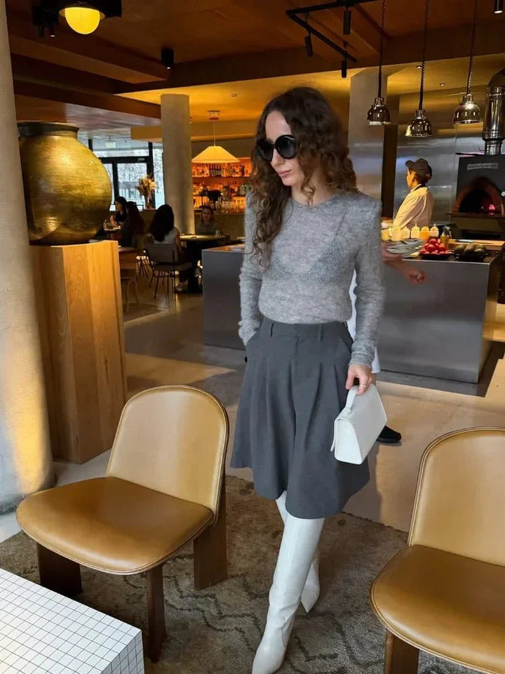 Maricar Sheer Slim Fit Pullover
