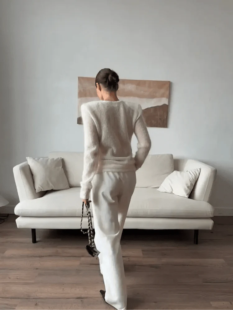 Maricar Sheer Slim Fit Pullover