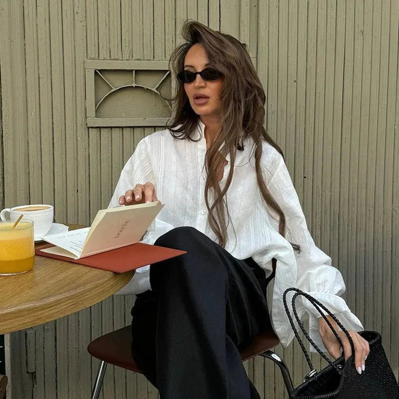 Marielle Oversized Blouse Top