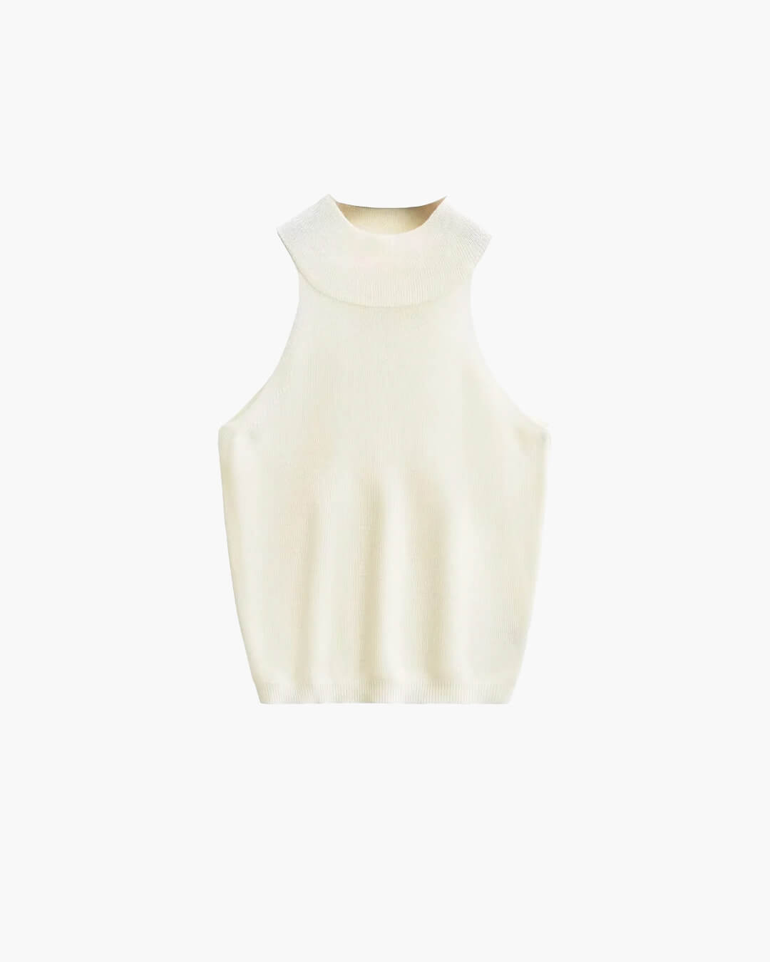 Nicola Halter Knit Crop Top