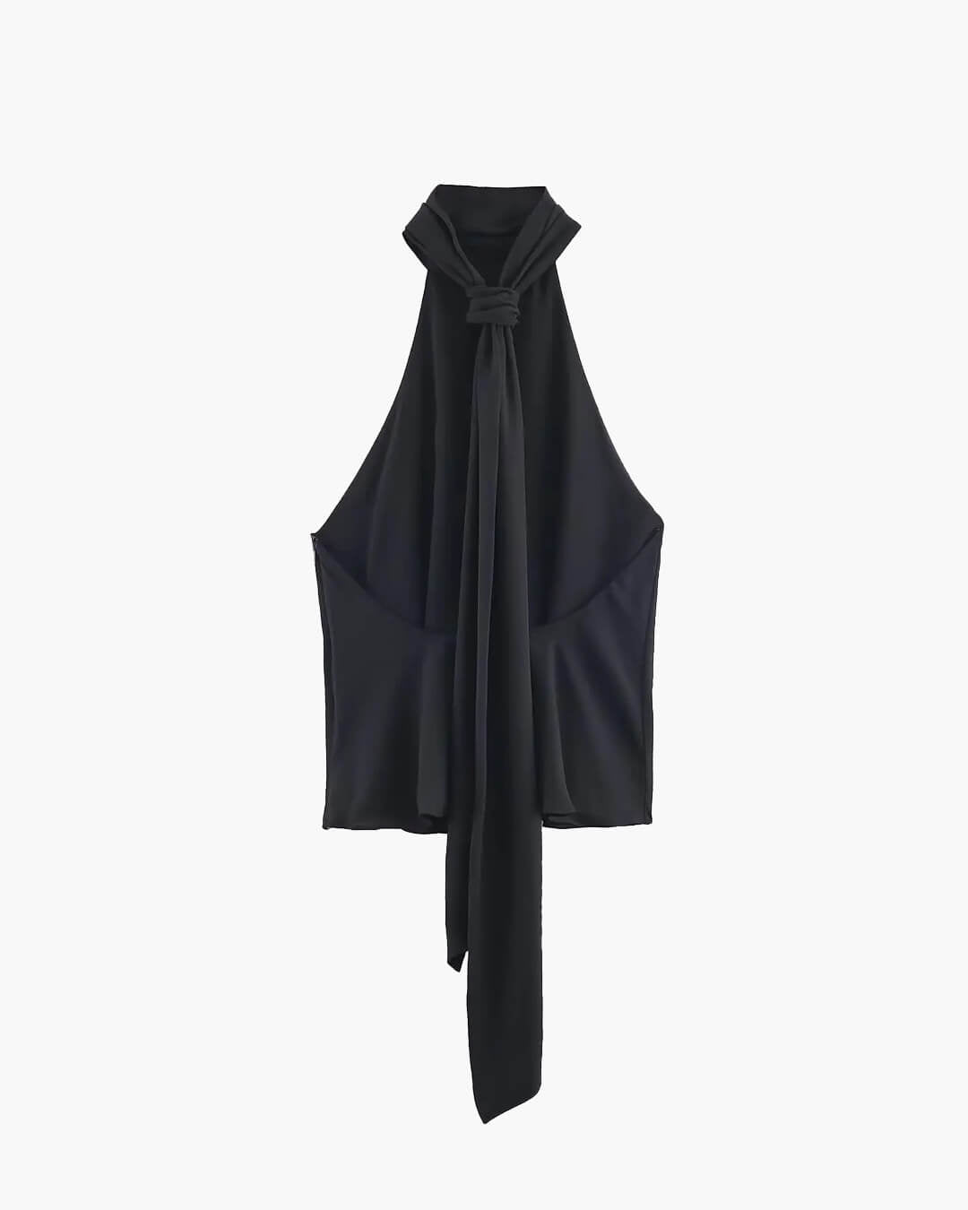 Giselle Halter Neck Satin Top