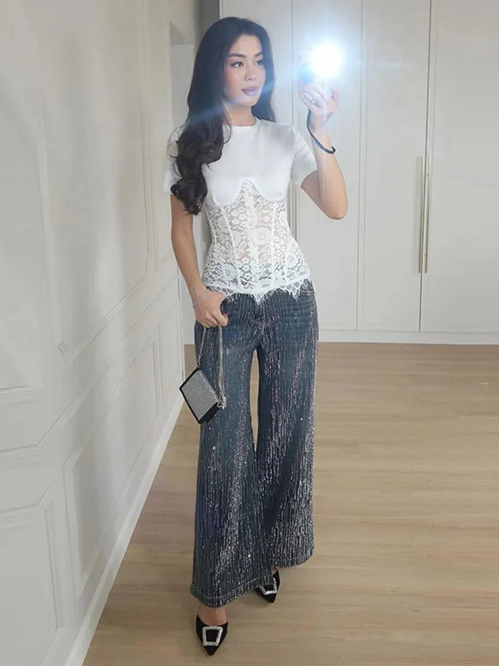 Suzie Lace Corset Top