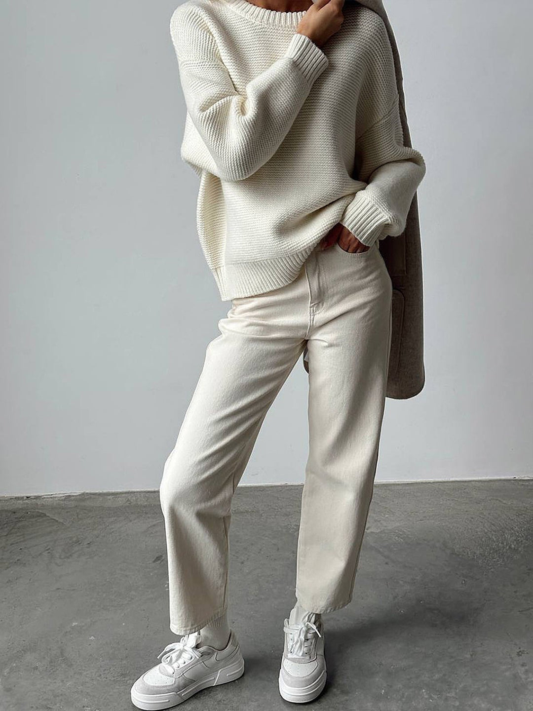 Diva Cotton Knit Sweater