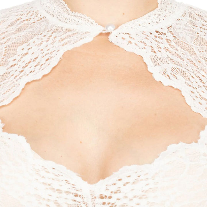 Trudi Detail-Trim Dirndl Blouse