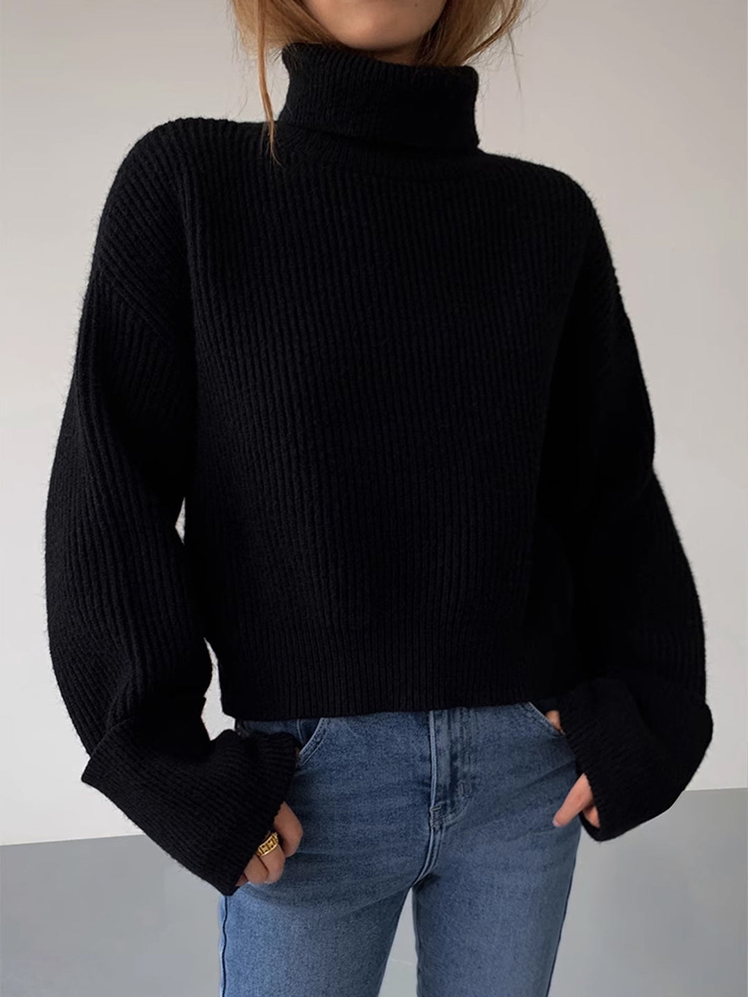 Iliana Oversized Turtleneck Sweater