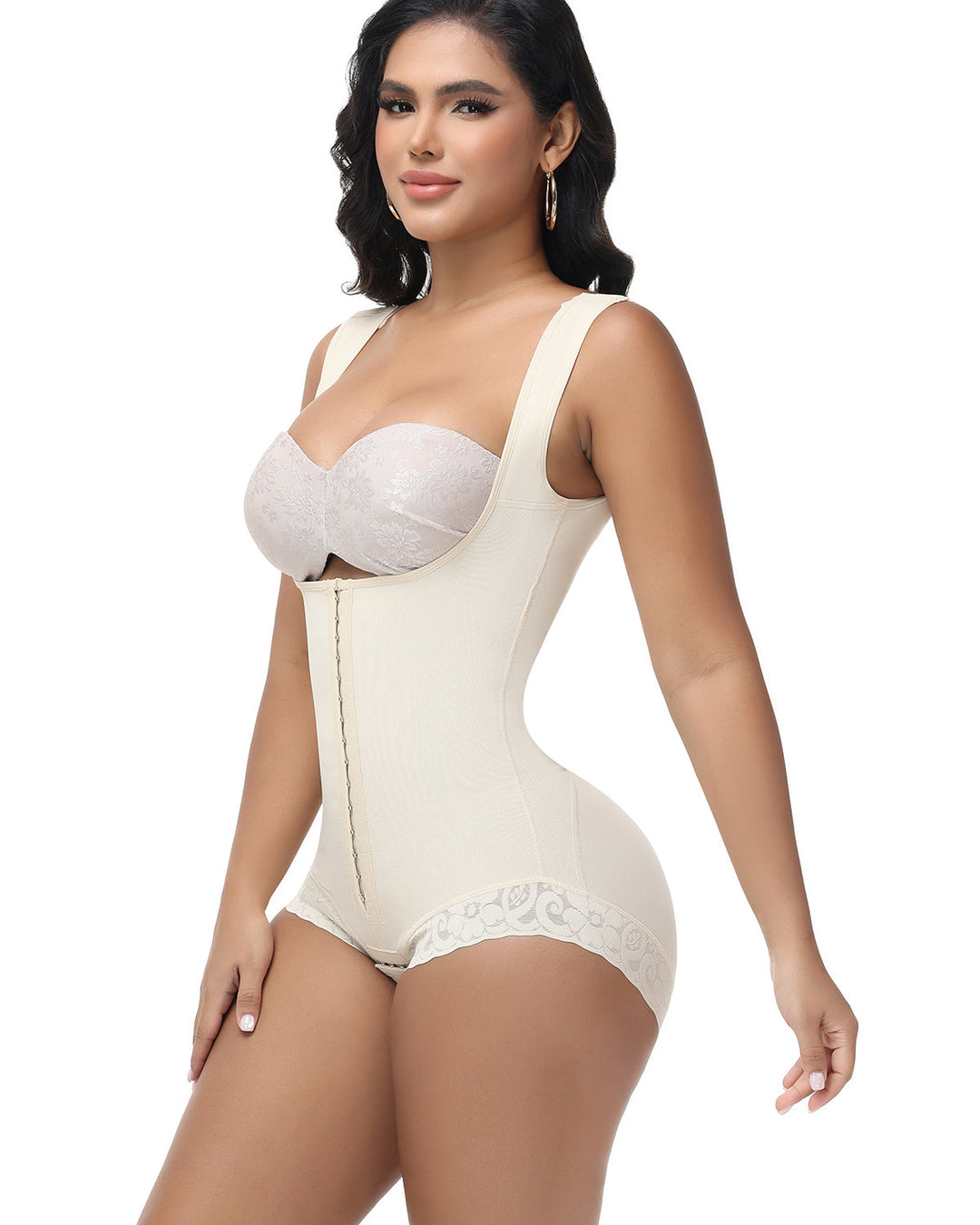 Peaches Open-Bust Contour Shapewear Bodysuit