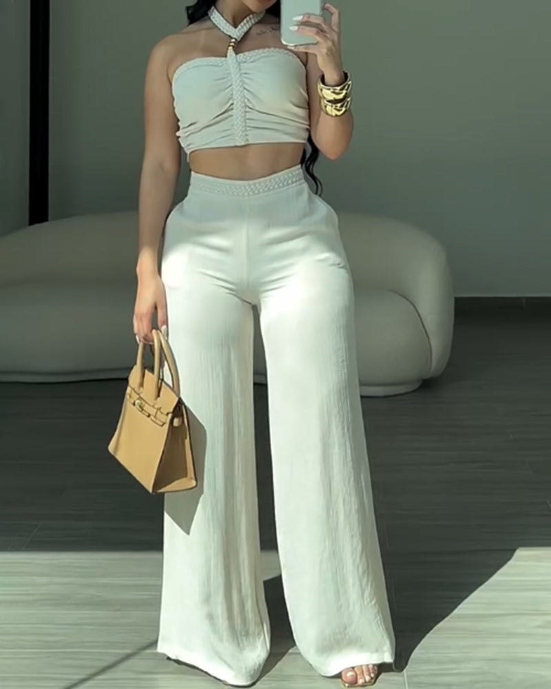 Gloria Two-Piece Wide Leg Set