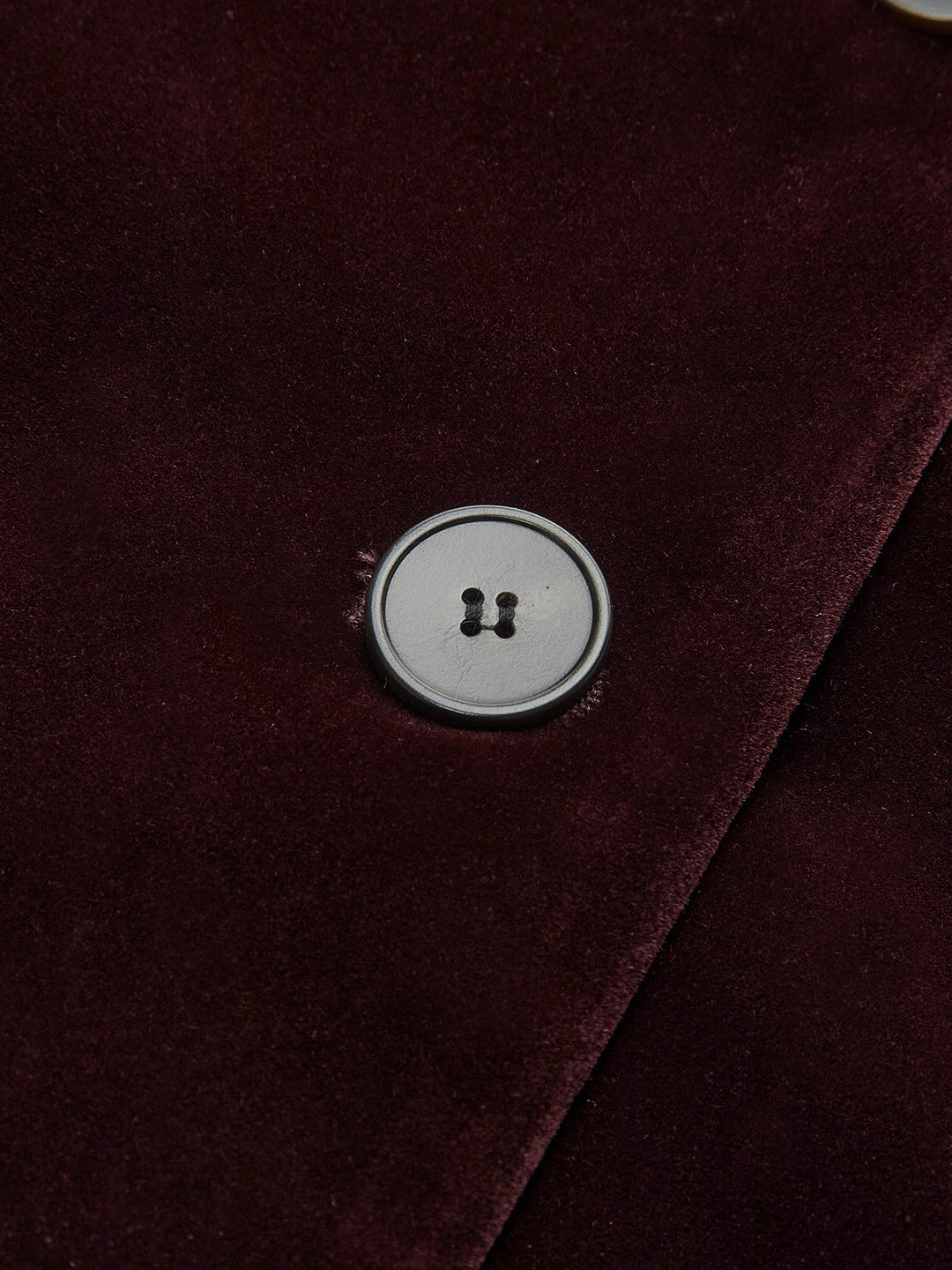 Bambi Belted Button Front Blazer