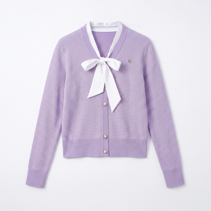 Wendeline Refined Bow Detail Cardigan