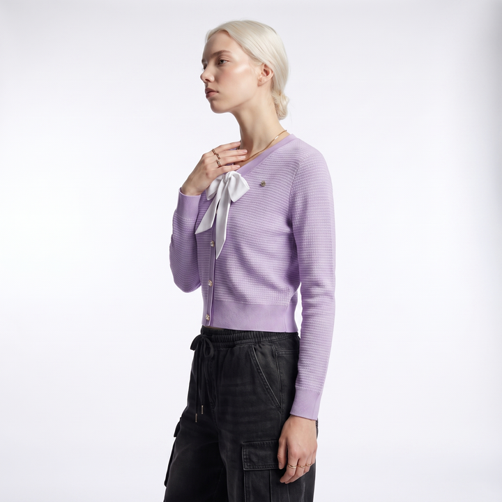 Wendeline Refined Bow Detail Cardigan