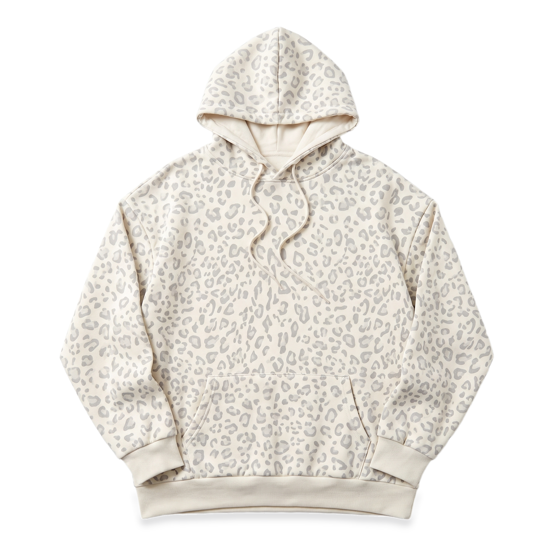 Kora Refined Leopard Print Hoodie