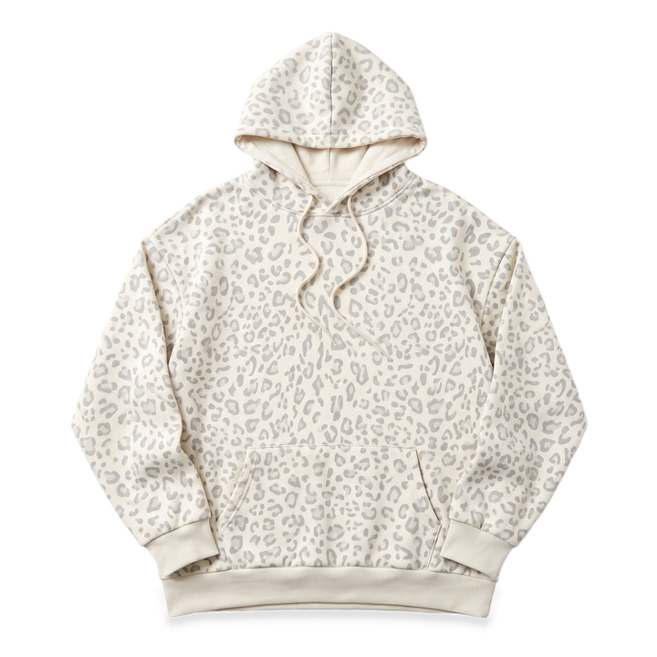 Kora Refined Leopard Print Hoodie