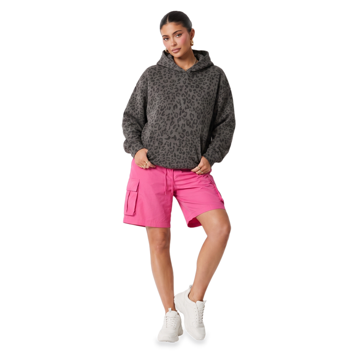 Kora Refined Leopard Print Hoodie