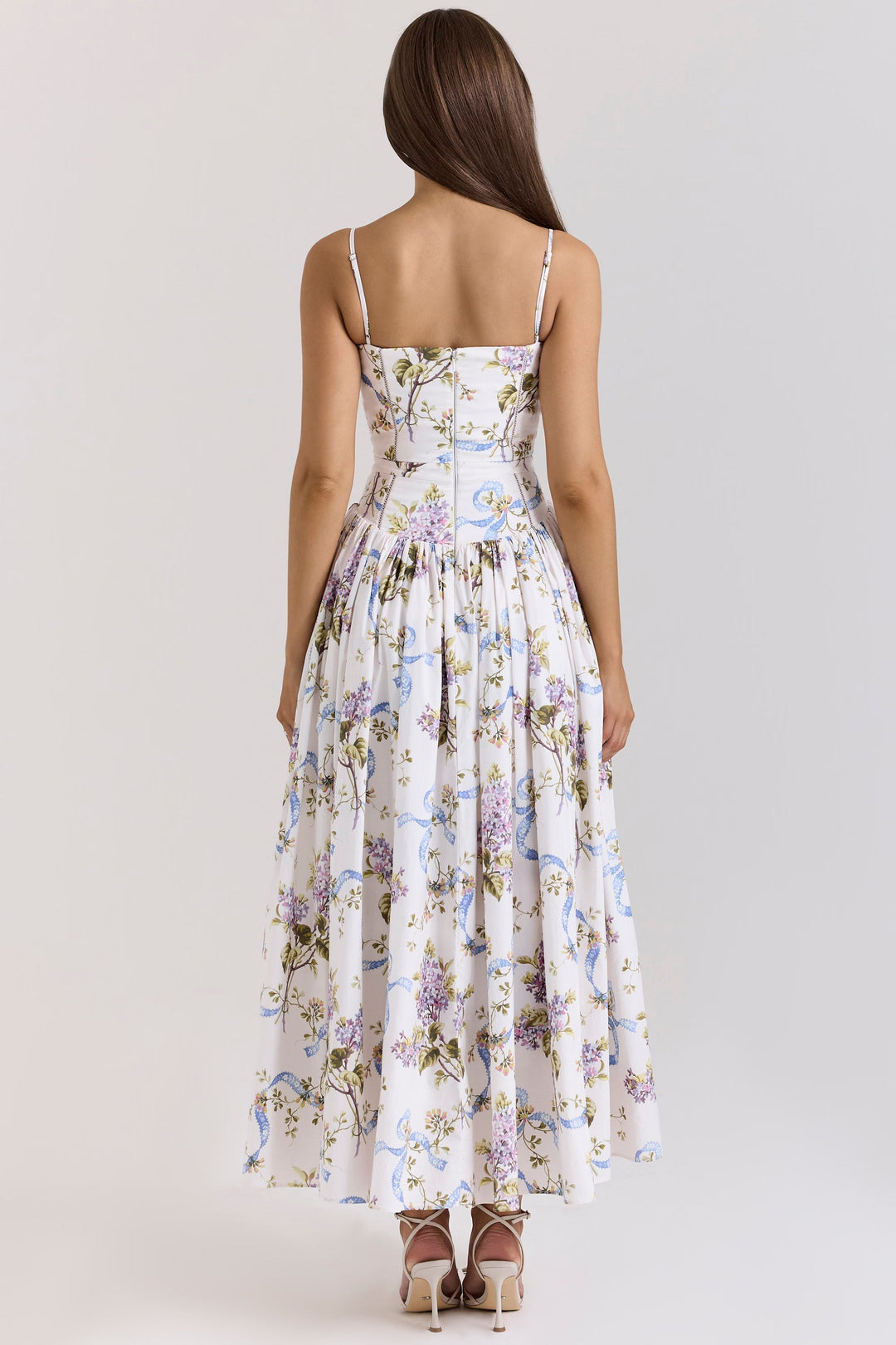 Elarisse Floral Corset Maxi Dress