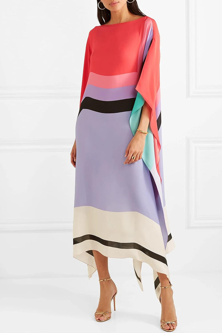 Guinevere Draped Kaftan Maxi Dress