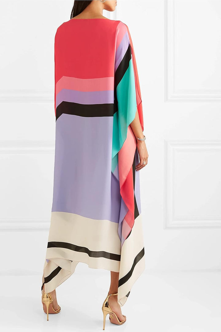 Guinevere Draped Kaftan Maxi Dress