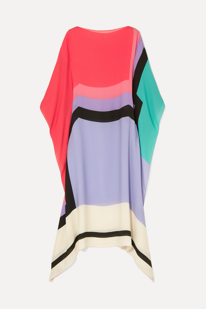 Guinevere Draped Kaftan Maxi Dress