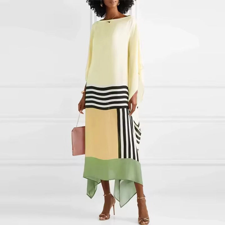 Guinevere Draped Kaftan Maxi Dress