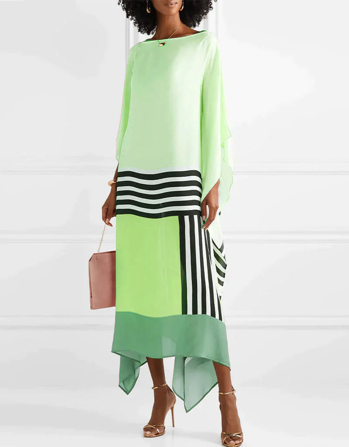 Guinevere Draped Kaftan Maxi Dress