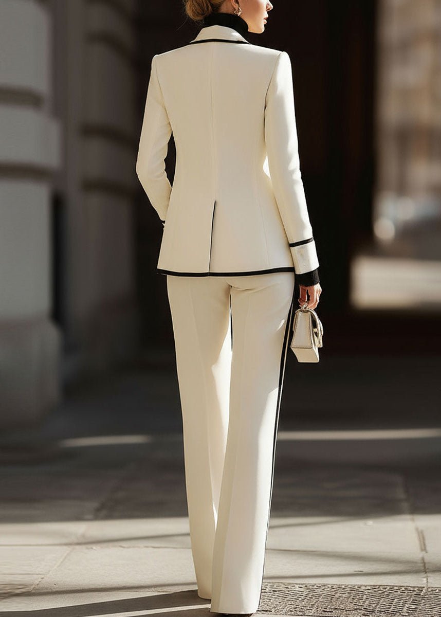 Petra Contrast Trim Tailored Trouser Set