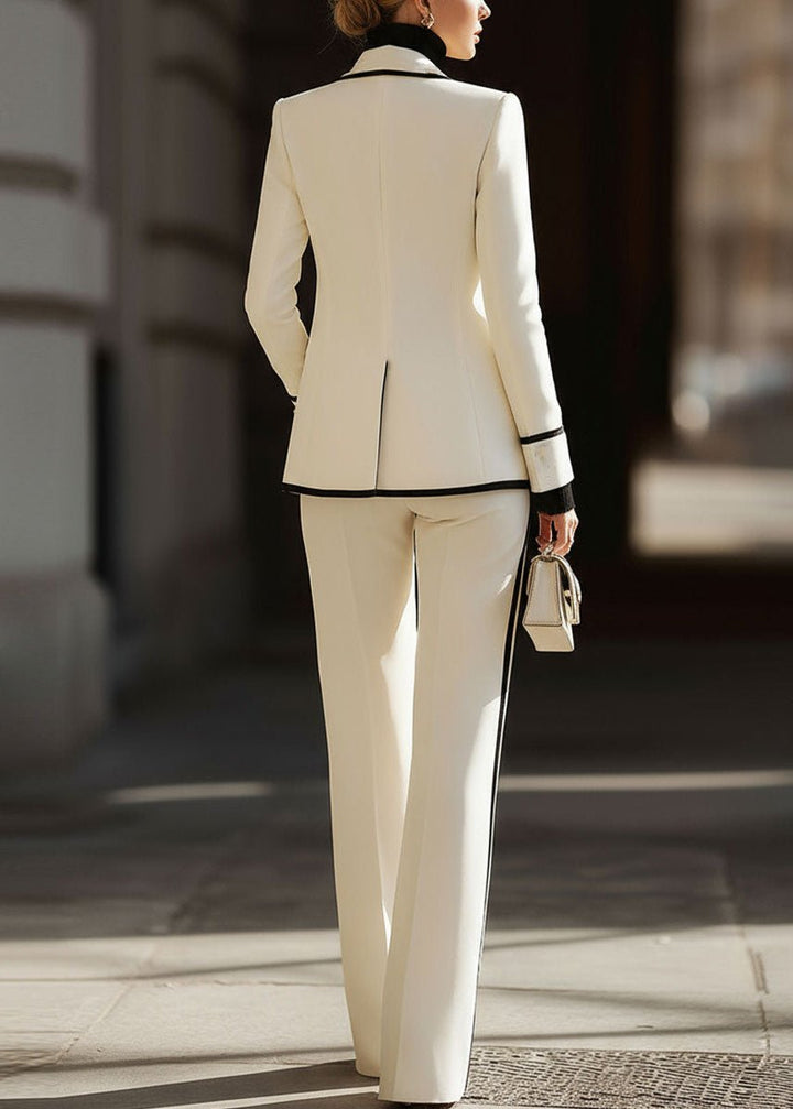 Petra Contrast Trim Tailored Trouser Set