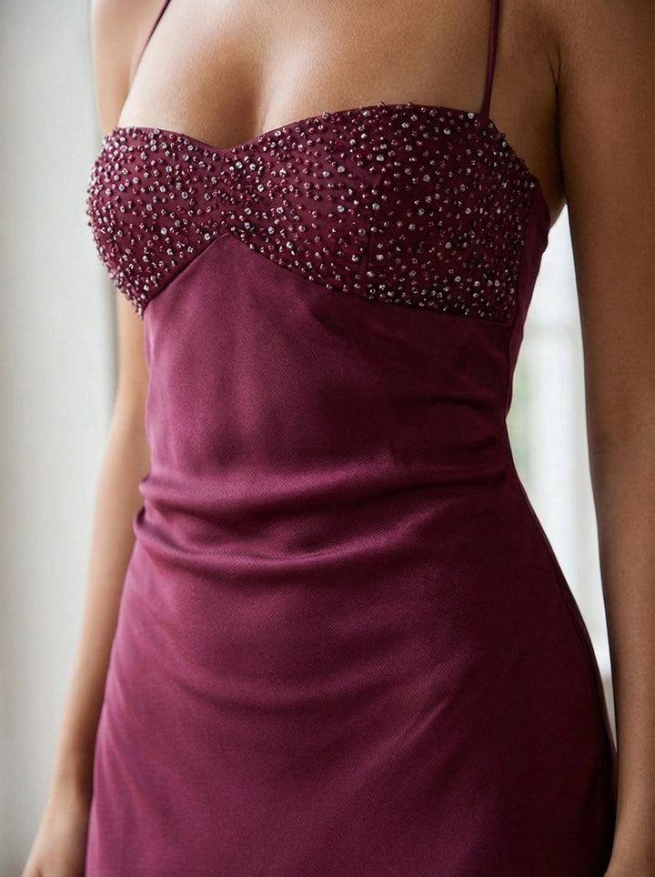 Cadence Satin Maxi Dress