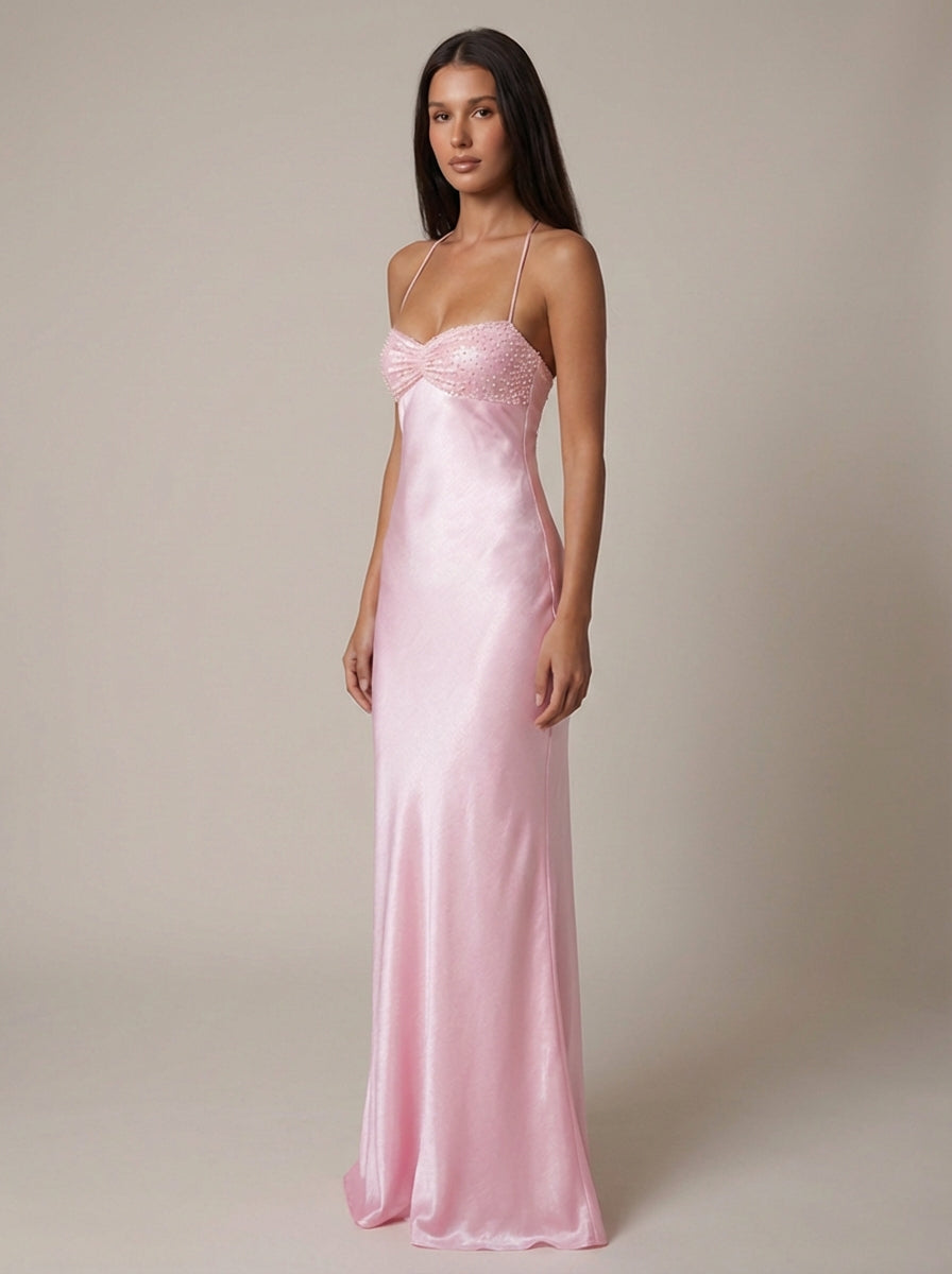 Cadence Satin Maxi Dress