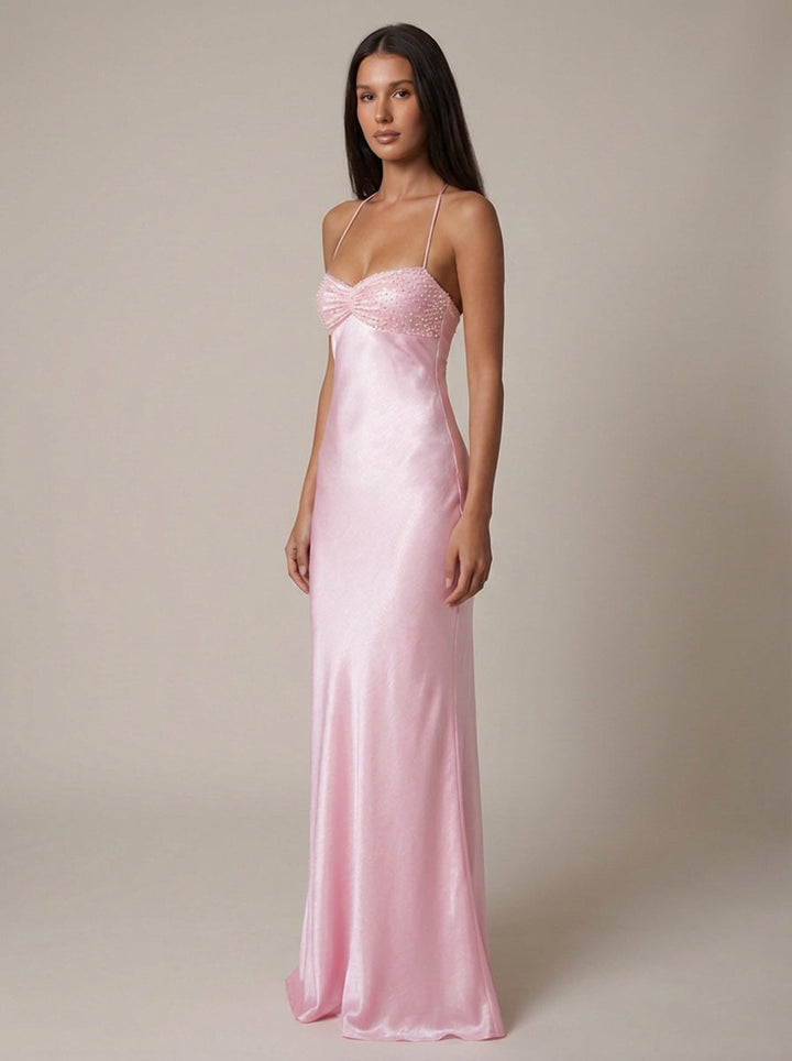 Cadence Satin Maxi Dress