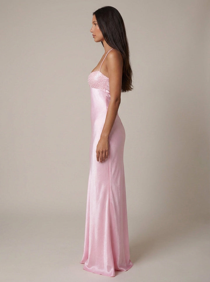 Cadence Satin Maxi Dress