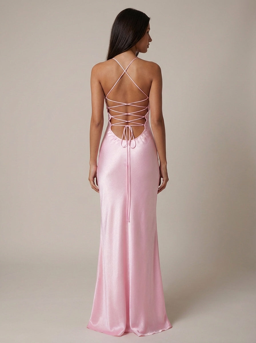 Cadence Satin Maxi Dress