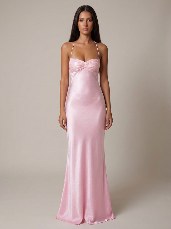 Cadence Satin Maxi Dress