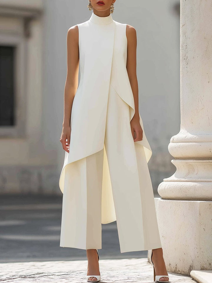 Larissa Asymmetric Tunic Wide Leg Set