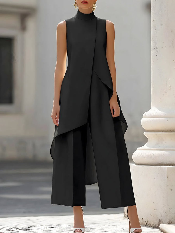 Larissa Asymmetric Tunic Wide Leg Set