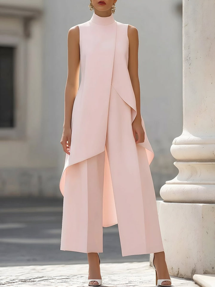 Larissa Asymmetric Tunic Wide Leg Set