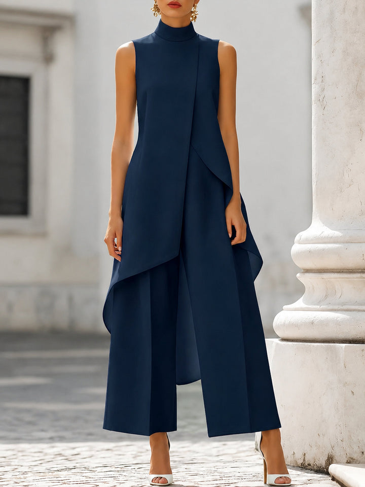 Larissa Asymmetric Tunic Wide Leg Set