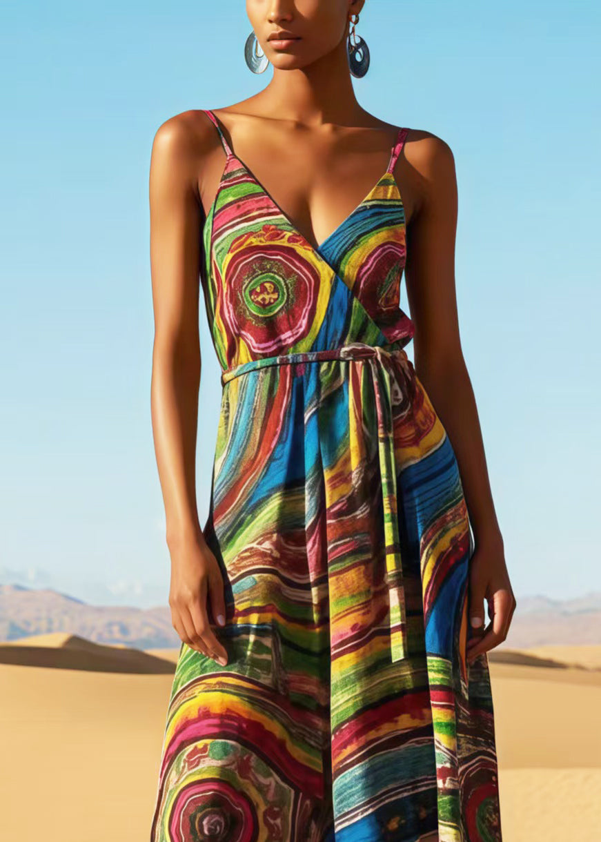 Seraphine Printed Slip Maxi Dress