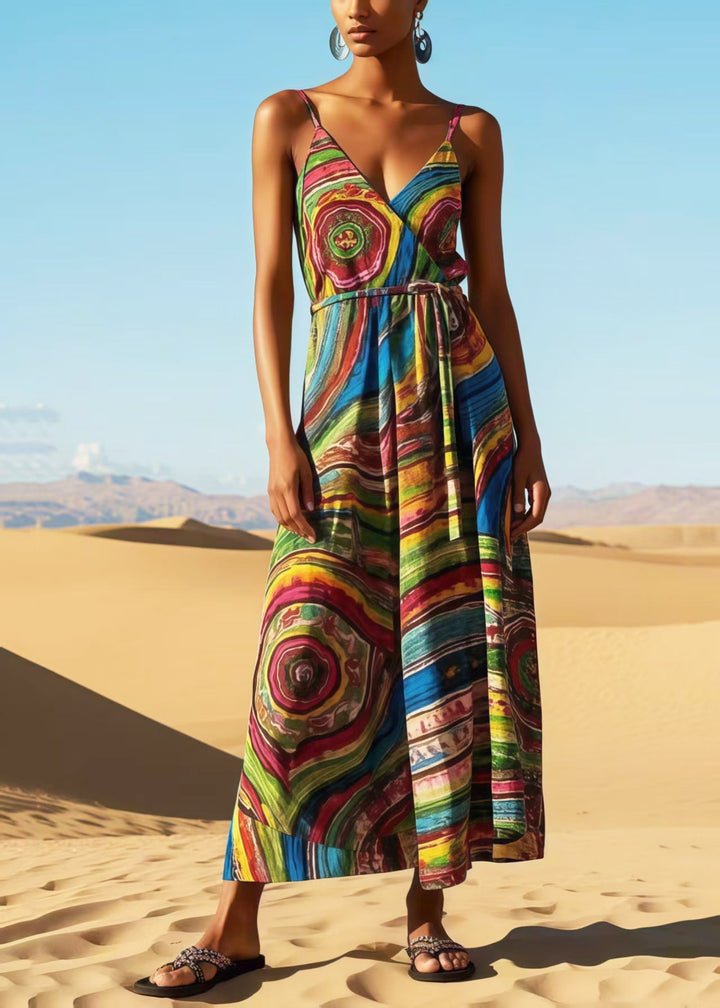 Seraphine Printed Slip Maxi Dress