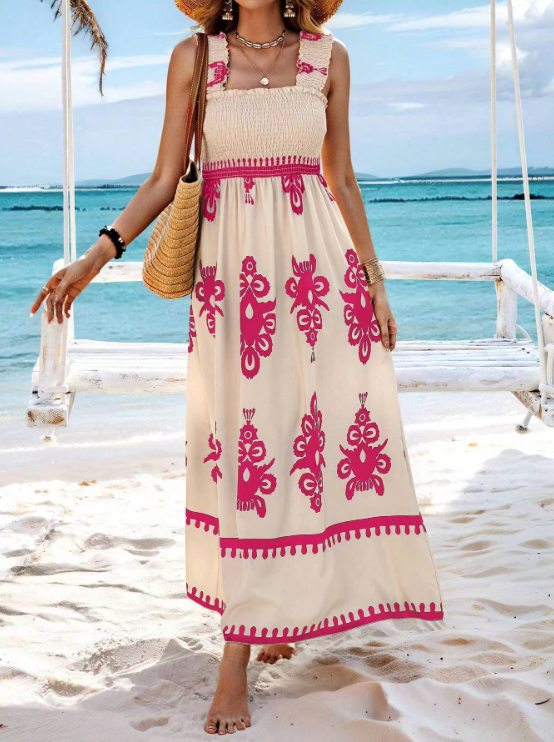 Nicolette Printed Resort Maxi Dress