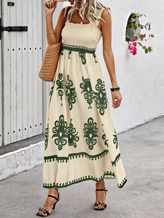 Nicolette Printed Resort Maxi Dress