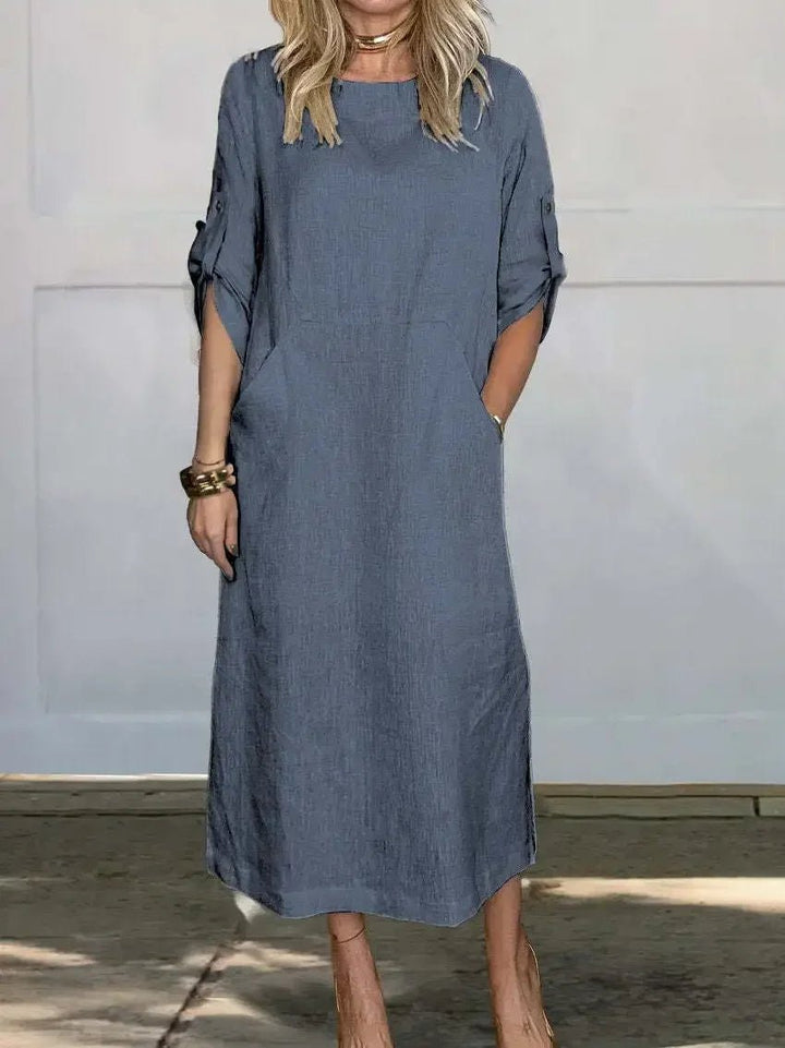 Lunara Relaxed Midi Dress