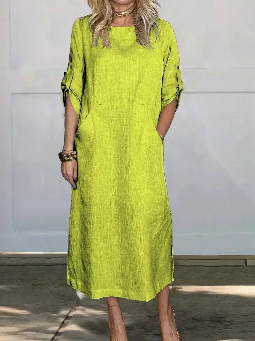 Lunara Relaxed Midi Dress