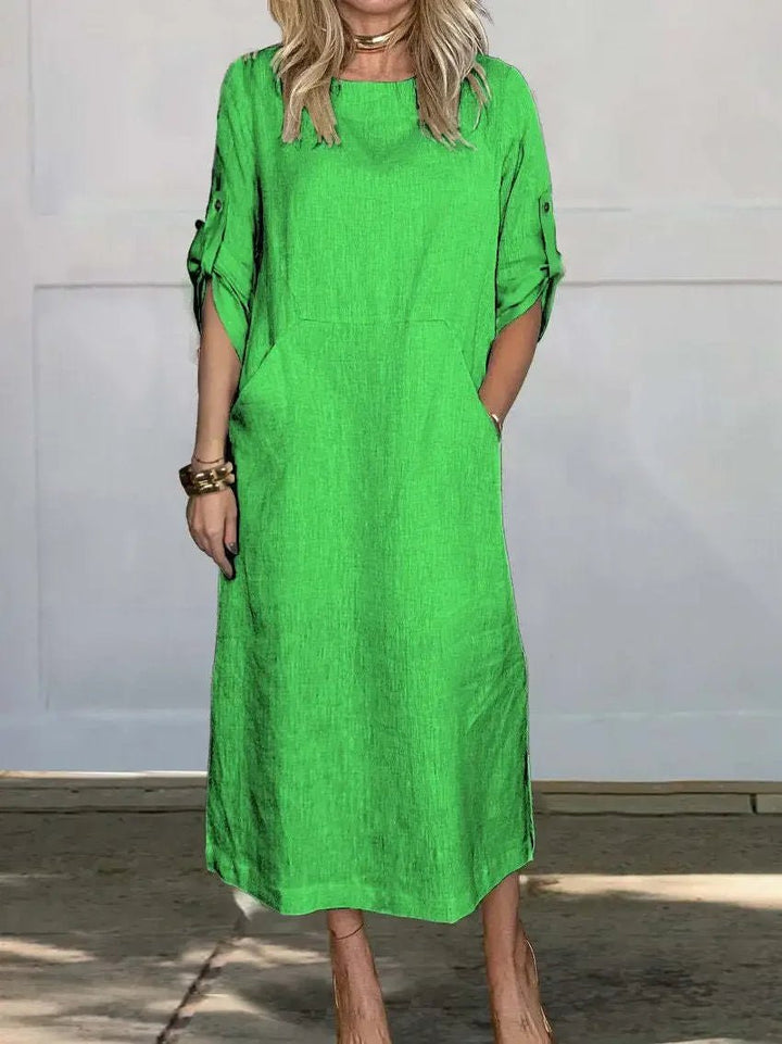 Lunara Relaxed Midi Dress