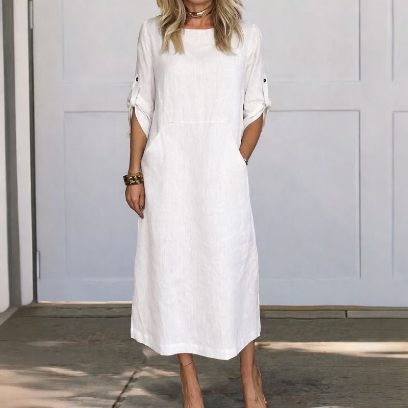 Lunara Relaxed Midi Dress