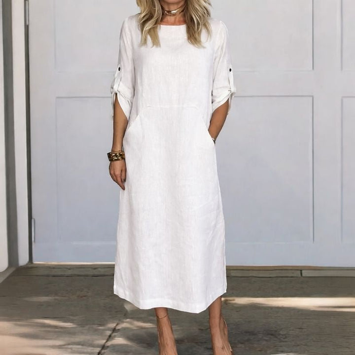 Lunara Relaxed Midi Dress