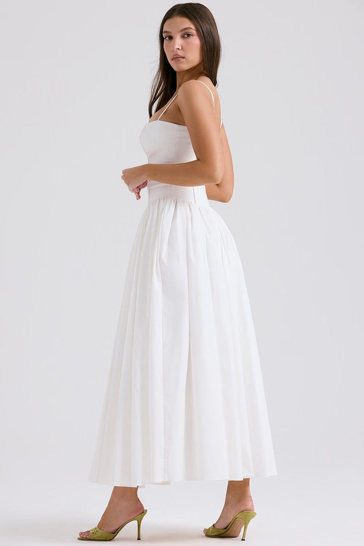 Celestielle Floral Corset Maxi Dress