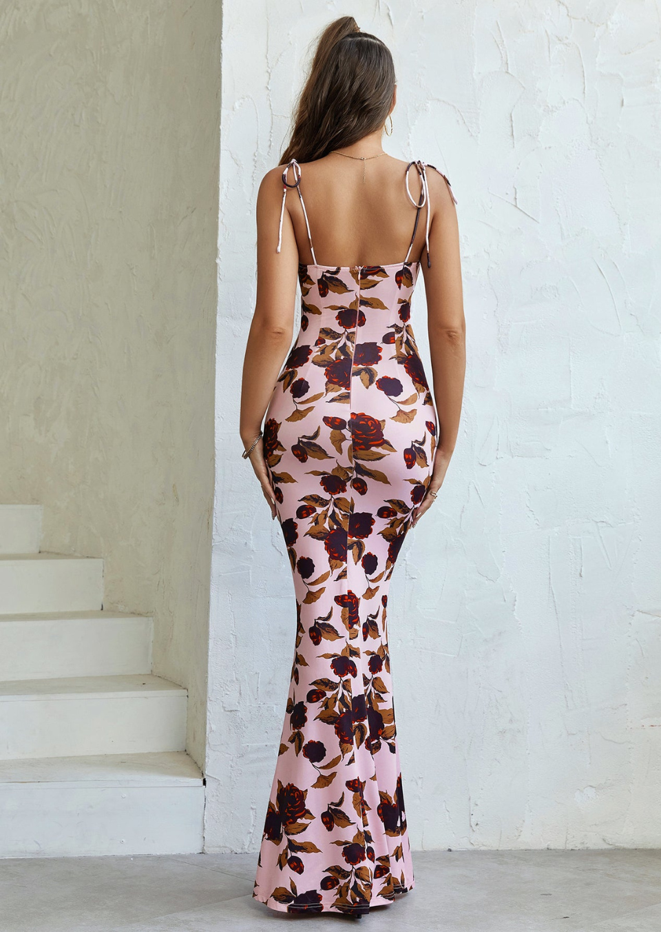 Maeve Printed Bodycon Maxi Dress